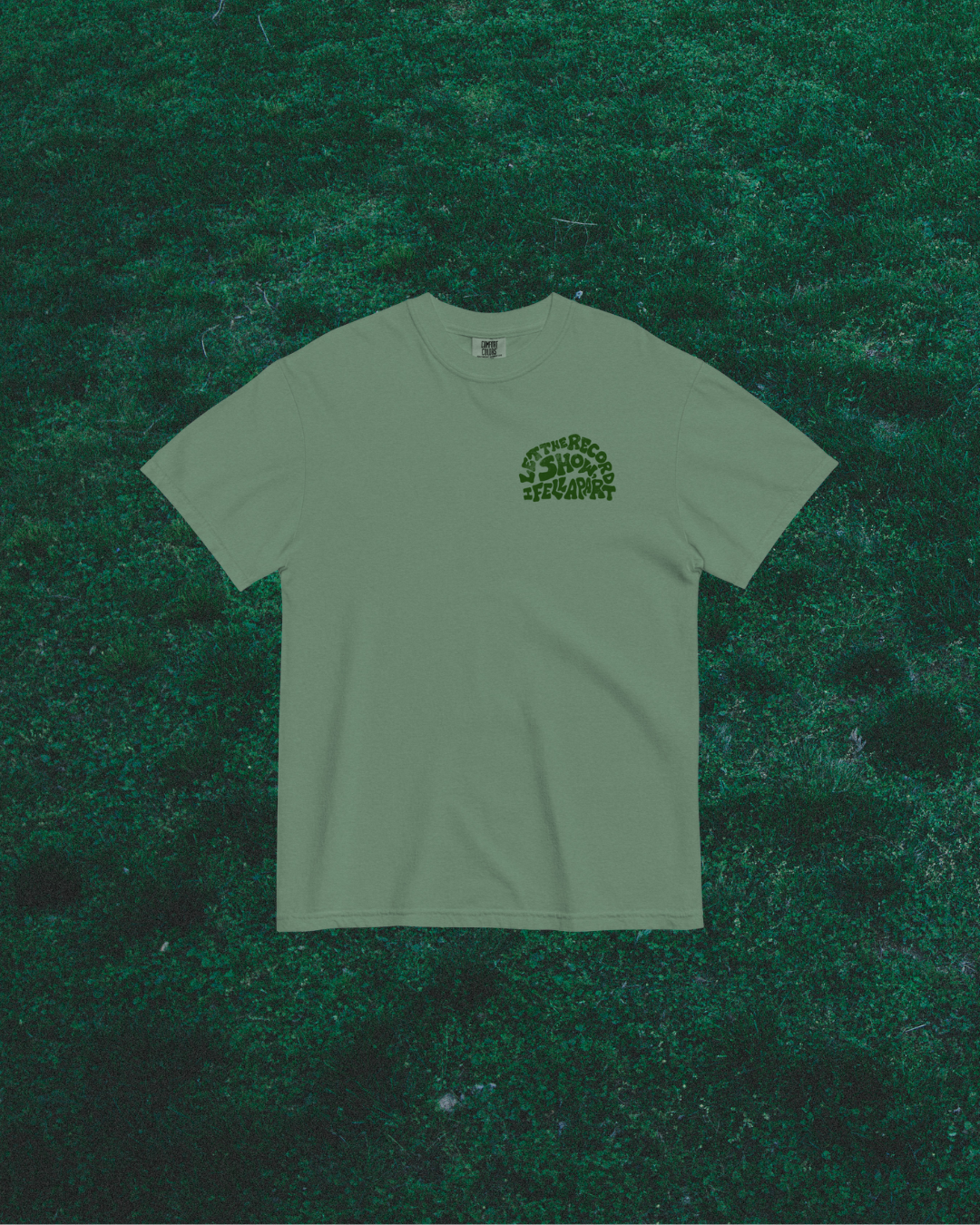 let the record show, I fell apart tee